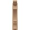 Ekena Millwork 5 1/2-in W x 16-in D x 28-in H Balboa Slat Rough Cedar Woodgrain TimberThane Outlooker, Primed Tan OUTUR055X16X28BOA24RCPR - alternate 2